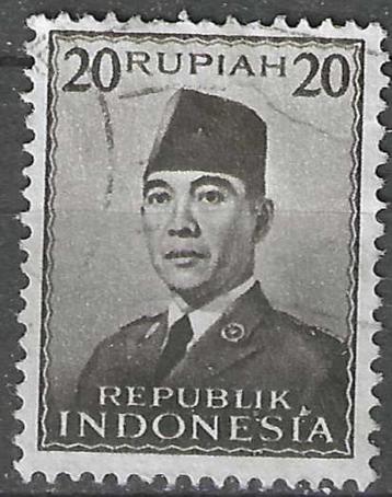 Indonesie 1953 - Yvert 69 - President Sukarno (ST) beschikbaar voor biedingen