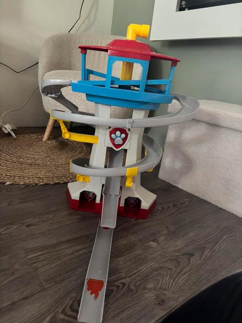 Paw patrol, Kinderen en Baby's, Speelgoed | Racebanen, Zo goed als nieuw, Racebaan, Handmatig, Overige merken, Met looping, Ophalen
