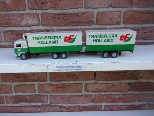 Tekno  Volvo  F12  van  Transflora., Hobby en Vrije tijd, Modelauto's | 1:50, Zo goed als nieuw, Bus of Vrachtwagen, Tekno, Ophalen of Verzenden