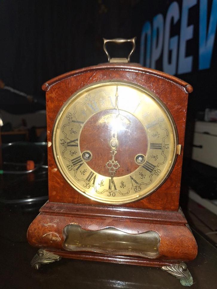 Antieke Tafelklok met Slagwerk, Antiek en Kunst, Antiek | Klokken, Ophalen