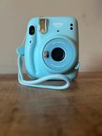 Instax mini 11 pastel blue met beschermtas, Audio, Tv en Foto, Fotocamera's Analoog, Ophalen of Verzenden, Polaroid, Zo goed als nieuw