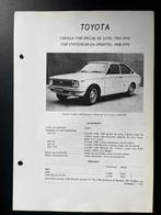 Vraagbaak Toyota Corolla 1100, Ophalen of Verzenden
