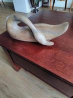 Houten Zwaan Sculptuur - Gesigneerd, Ophalen of Verzenden