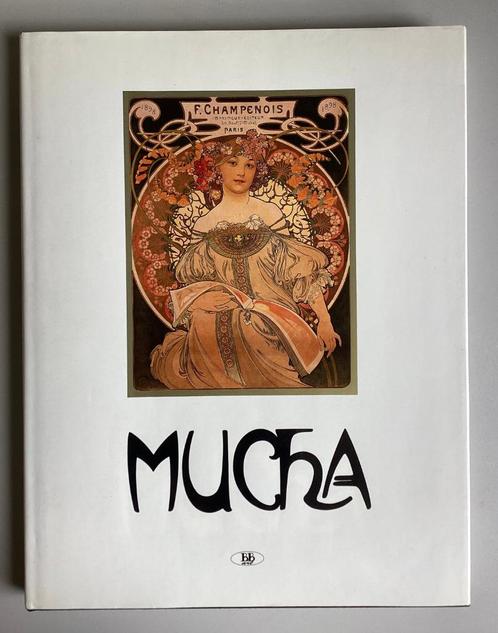 Mucha - Overzicht van zijn werk met heel veel foto's, Boeken, Kunst en Cultuur | Beeldend, Zo goed als nieuw, Schilder- en Tekenkunst