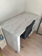 Mooi en zwaar white wash bureau, Huis en Inrichting, Ophalen, Zo goed als nieuw, Bureau