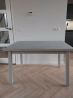 Compacte eikenhouten eettafel, Huis en Inrichting, Tafels | Eettafels, Ophalen, Gebruikt, 100 tot 150 cm, Eikenhout