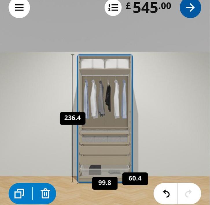 IKEA PAX Kast - Zo Goed Als Nieuw, Huis en Inrichting, Kasten | Kledingkasten, Zo goed als nieuw, 200 cm of meer, 50 tot 100 cm