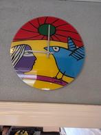 Corneille - Glazen Wandklok Dutch Design, Ophalen of Verzenden