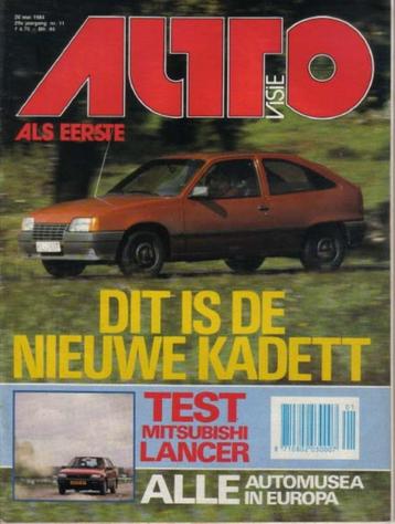 Autovisie 11 1984 : Fiat Argenta Volumex - Opel Kadett E beschikbaar voor biedingen