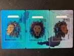 Setje cryptozegels Leeuw uit drie landen, kleur zwart, Postzegels en Munten, Postzegels | Nederland, Verzenden, Na 1940, Postfris