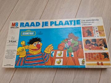 raad je plaatje 1976 sesamstraat sesamestreet mb spel  beschikbaar voor biedingen