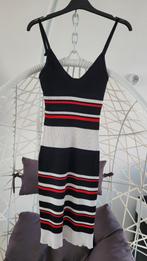 trui jurk met ribbels en dunne bandjes  van Giorgia ZGAN, Maat 38/40 (M), Zwart, Ophalen of Verzenden, Boven de knie