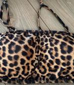 Bikinitop uit brazil panter cheetah print M/S sexy, Ophalen of Verzenden, Zo goed als nieuw, Bruin, Bikini