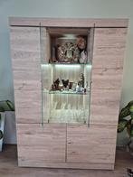 Moderne eetkamerset,  tafels en kasten zgan, Ophalen, Zo goed als nieuw, Vijf personen of meer, 150 tot 200 cm