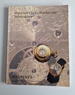 Sotheby's. Belangrijke klokken, horloges en polshorloges, Gelezen, Catalogus, Verzenden, Sotheby's