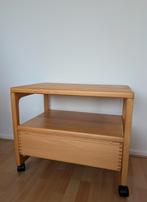 Brink Møbler ‘Pjedsted’ Eiken Trolley Deens Vintage, Huis en Inrichting, Tafels | Eettafels, 50 tot 100 cm, Eikenhout, Rechthoekig