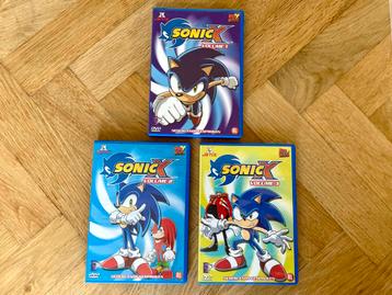 Sonic X - Volume 1 t/m 3 op DVD (nette staat, met NL) beschikbaar voor biedingen