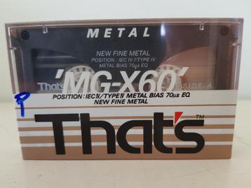 cassettebandje tape That's MG-X60 METAL sealed