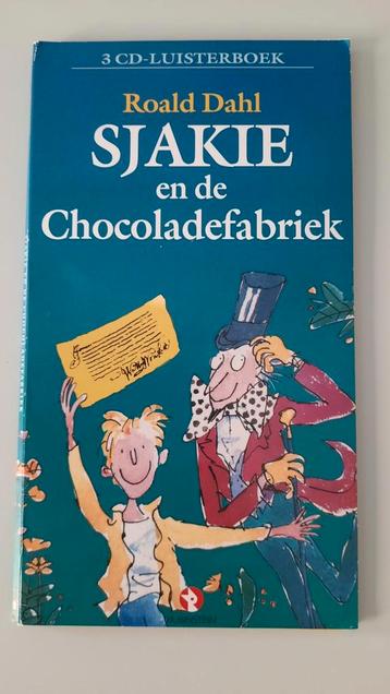 Sjakie en de Chocoladefabriek - Luisterboek (3 CD's) beschikbaar voor biedingen