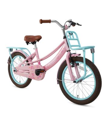 Actie! Meisjesfiets SuperSuper Lola 18 inch. Roze Turquoise beschikbaar voor biedingen