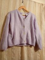 Lila vestje superzachte wolblend met mohair, mt M tot L, Kleding | Dames, Maat 38/40 (M), Paars, Ophalen of Verzenden, Zo goed als nieuw