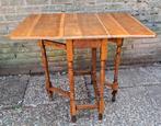 Tafel. ANTIQUE OAK DROP LEAF TABLE.  Ca 1900. 87/61/73 cm., Antiek en Kunst, Ophalen