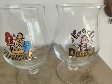 Duvel bierglazen 2002 de schilder 2000  jongleren ober beschikbaar voor biedingen