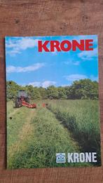 Folder KRONE schijvenmaaier AM  en kneuzer, Ophalen of Verzenden, Zo goed als nieuw, Folder