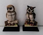 Vintage keramieke uiltjes japan hk, Verzamelen, Beelden en Beeldjes, Ophalen, Zo goed als nieuw, Dier
