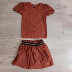 Meisjes setje shirtje en rokje Kids maat 110-116, Ophalen of Verzenden, Zo goed als nieuw, Kids, Meisje
