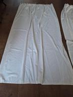 Crème linnen gordijnen - 2 delen, totaal 1.80 x 2.90, Huis en Inrichting, Ophalen of Verzenden, Zo goed als nieuw, 200 cm of meer