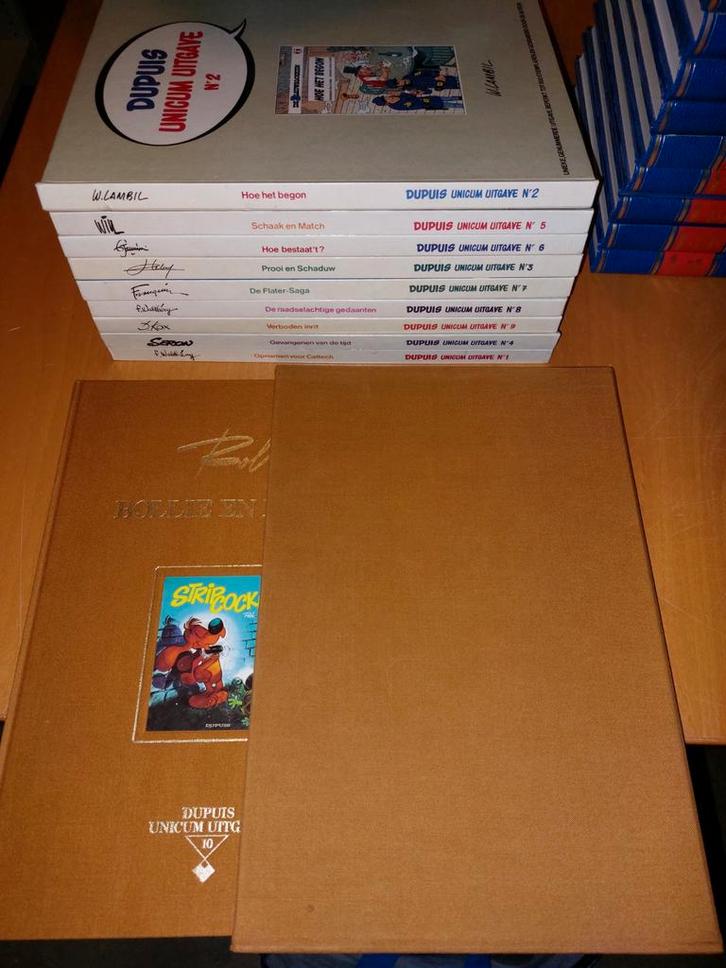 Complete serie HC Unicum Dupuis reeks 1 t/m 9 + luxe, Boeken, Stripboeken, Zo goed als nieuw, Complete serie of reeks, Ophalen of Verzenden