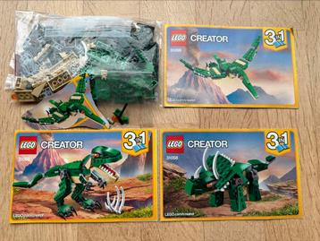  LEGO Creator 3in1 Machtige dinosaurussen (31058) beschikbaar voor biedingen