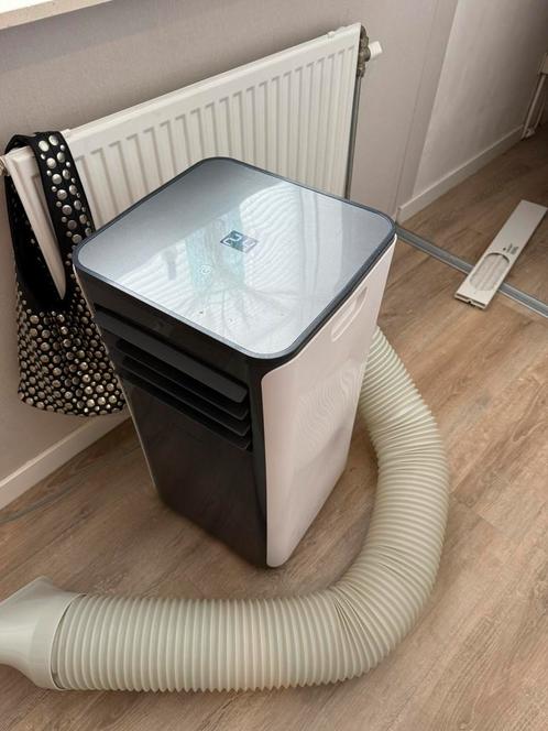 Mobiele Airco met slang, Witgoed en Apparatuur, Airco's, Zo goed als nieuw, Mobiele airco, Minder dan 60 m³, 3 snelheden of meer