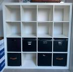 IKEA Kallax open kast wit - 16 vakken, Huis en Inrichting, Kasten | Boekenkasten, Ophalen, Gebruikt, 100 tot 150 cm, 100 tot 150 cm