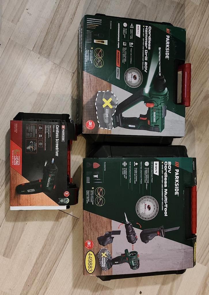 Partij parkside gereedschap, Doe-het-zelf en Verbouw, Gereedschap | Overige machines, Nieuw, Ophalen of Verzenden