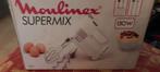Moulinex Supermix Mixer, Witgoed en Apparatuur, Keukenmixers, Ophalen, Gebruikt, 3 snelheden of meer, Vaatwasserbestendig