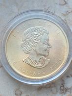 Zilveren maple leaf met brons laagje 2015, Ophalen of Verzenden, Zilver