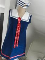 Matrozenjurkje van kwaliteitsstof, handgemaakt M, Maat 38/40 (M), Carnaval, Verzenden, Zo goed als nieuw