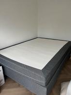 Grijze Boxspring - Zo goed als nieuw!, Huis en Inrichting, Ophalen, Tweepersoons, Zo goed als nieuw, Overige maten
