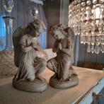 2 oude knielende engeltjes  jaren 50, Antiek en Kunst, Curiosa en Brocante, Ophalen
