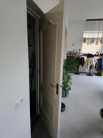 Drie hardhouten binnendeuren, Doe-het-zelf en Verbouw, Deuren en Horren, Ophalen, Gebruikt, 80 tot 100 cm, Binnendeur