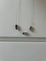 Ketting gekleurde glaskralen, Ophalen of Verzenden, Nieuw, Overige kleuren, Overige materialen