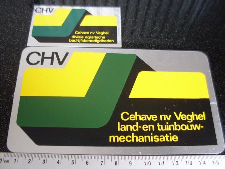2x folie sticker CHV cehave veghel landbouw tuinbouw  mechan, Verzamelen, Stickers, Zo goed als nieuw, Bedrijf of Vereniging, Verzenden