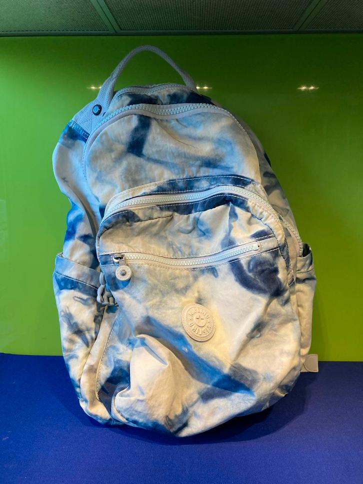 Kipling Seoul Rugzak Tie Dye Blauw, Sieraden, Tassen en Uiterlijk, Tassen | Rugtassen, Gebruikt, Kipling, 25 tot 40 cm, 30 tot 45 cm