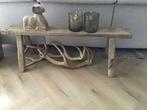 Mooi oud origineel bankje, Ophalen of Verzenden, Zo goed als nieuw, 25 tot 50 cm, Rechthoekig