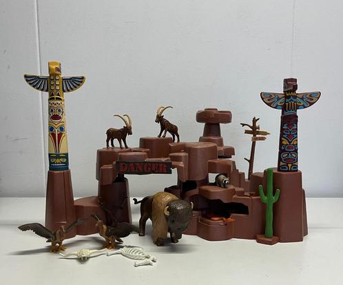 Western nr 322: Bizon Rotsen Dieren voor Fort Goudmijn 3023, Kinderen en Baby's, Speelgoed | Playmobil, Gebruikt, Los playmobil