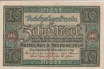 10 Mark Duitsland 1920, Postzegels en Munten, Bankbiljetten | Europa | Niet-Eurobiljetten, Verzenden, Duitsland, Los biljet