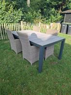Tuinset, Tuin en Terras, Tuinsets en Loungesets, Ophalen, 4 zitplaatsen, Gebruikt, Eettafel