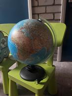 Wereldbol met lamp, Huis en Inrichting, Woonaccessoires | Wereldbollen, Ophalen of Verzenden, Zo goed als nieuw